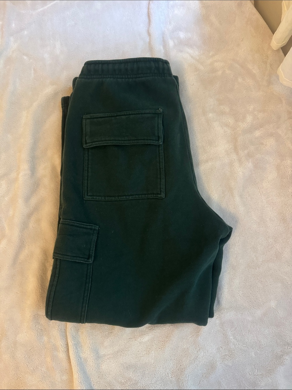 Aritzia Dark Green Cargo Joggers